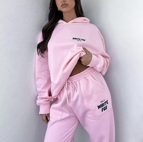 Any White Fox lovers here❓❓ Coming soon! In sizes 8-20. Watch this space👀👀👀 Sweater Two Piece Set, Comfy School Outfits, Spring Outfits For School, Shiny Pants, Velvet Suit, Two Piece Pants Set, Hoodie Set, Long Sleeve Pullover Sweater