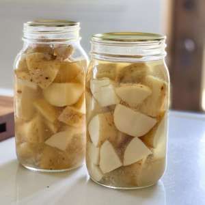 Raw Pack Canning Potatoes - Pressure Canning Potatoes Raw Pack, Raw Pack Canning Potatoes, Canning Sweet Potatoes Raw Pack, Dry Pack Canning Potatoes, Canning Russet Potatoes, Canning Potatoes With Skin On, Canning New Potatoes, Dry Canning Potatoes Pressure Cooker, How To Can Potatoes