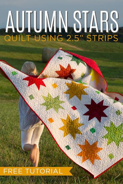 Autumn Stars free quilt tutorial from Missouri Star Quilt Co Missouri Quilt Tutorials, Autumn Quilts, Missouri Star Quilt Company Tutorials, Missouri Star Quilt Tutorials, Quilt Star, Free Quilt Tutorials, Missouri Quilt, Quilt Tips, Stars Quilt