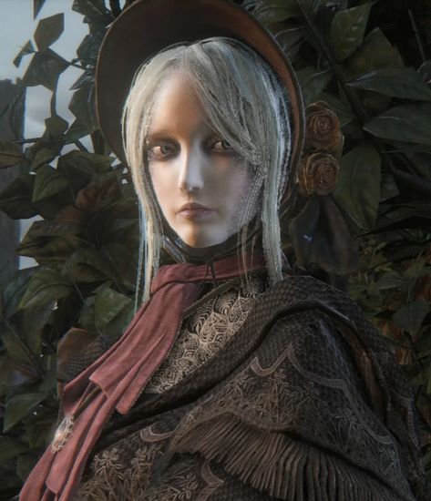 The Doll Bloodborne, Bloodborne Icon, Doll Bloodborne, Bloodborne Doll, Lady Maria, Leveling Up, Bloodborne, Porcelain Doll, A Character