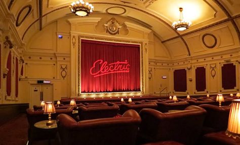 Electric Cinema Notting Hill, Electric Cinema, Theatre Interior, Food Film, Glamour Decor, Notting Hill London, Cinema Experience, Blockbuster Film, London Venues