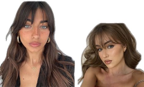 super wispy bangs are great for summer🥥 #HaircutIdeas #WispyBangs #HairForSummer Wispy Bangs, Fall Hair, Hair Inspo, Bangs, Hair