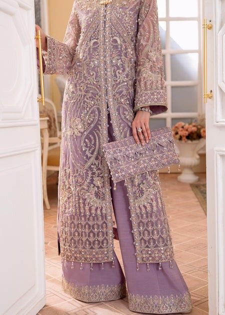 Kanwal Malik, Shades Of Lilac, Organza Styles, Organza Gown, Pakistani Designer Clothes, Pakistani Formal Dresses, Organza Shirt, Pakistani Wedding Outfits, Pakistani Fancy Dresses