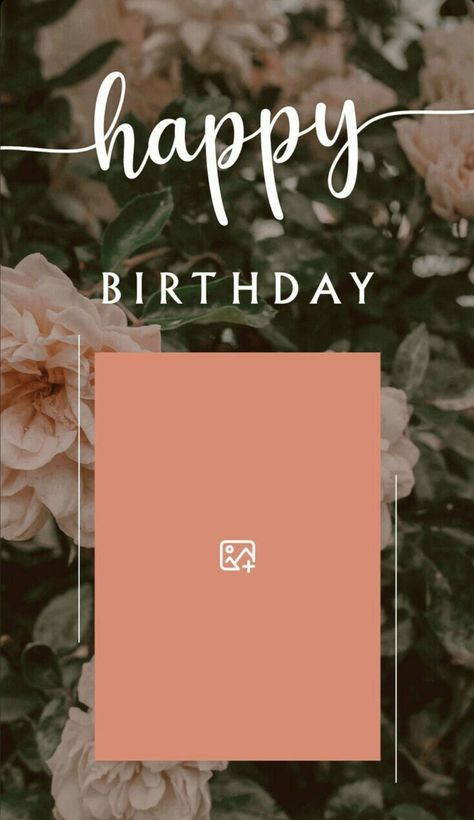 Template Happy Birthday, Kartu Ulang Tahun Diy, Happy Birthday Icons, Birthday Posters, Birthday Frame, Birthday Captions Instagram, Birthday Collage, Happy Birthday Wallpaper, Happy Birthday Template