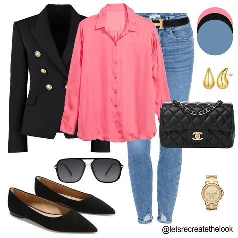 Have A Fabulous Friday, Outfit Ideas Everyday, Fabulous Friday, Coral Blouse, Color Blouse, Everyday Outfit, My Closet, Cloth Bags, Simple Way