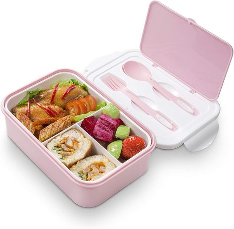 Bento Lunch Box Microwave Freezer Meals, Resep Makanan Beku, Kotak Bento, Meal Box, Lunch Box With Compartments, Lunch Box Containers, No Bake Snacks, Free Meal, Krispy Kreme