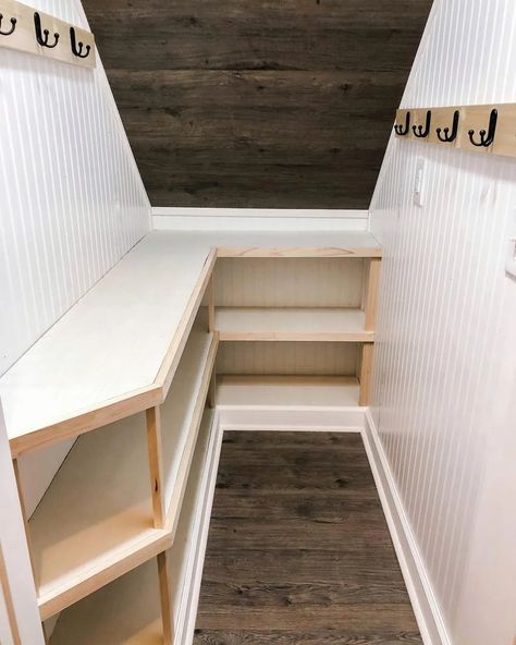 11 Ways To Maximize The Space Under The Stairs – Forbes Home Open Staircase Storage, Kitchen Cupboard Under Stairs, Under Stairs Closet Organization Sloped Ceiling, Narrow Under Stairs Storage, Understairs Laundry Cupboard, Deep Under Stairs Closet, Above Stairs Storage, Under Basement Stairs Storage, Under Stairs Pantry Shelving Ideas