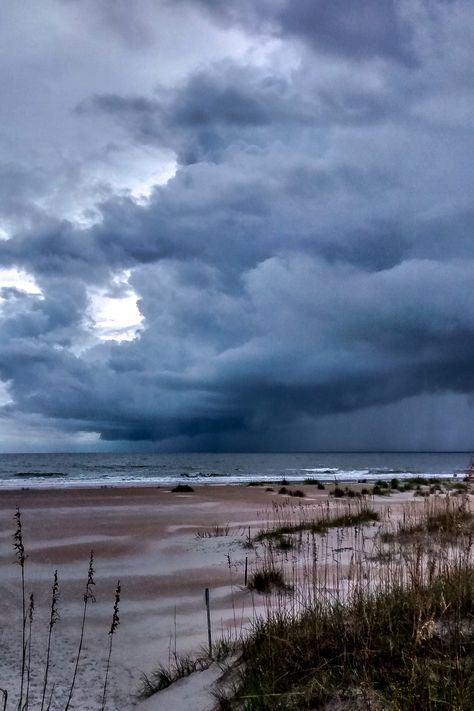 Storm clouds over Anastasia State Park. #Florida #storm #clouds Fendi Campaign, Cloud Pictures, Arcata California, Florida Storm, Sea Life Painting, Ocean Storm, Sea Storm, Paintings Easy, Paint Inspo