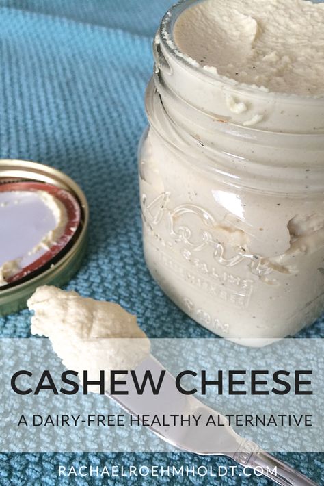 Dairy-free Cashew Cheese | RachaelRoehmholdt.com Gathering Snacks, Cheese Replacement, Cashew Cheese Recipe, Dairy Substitutes, Dairy Free Dips, Dairy Free Salads, Plant Diet, Diet Menu Plan, Dairy Free Breakfasts