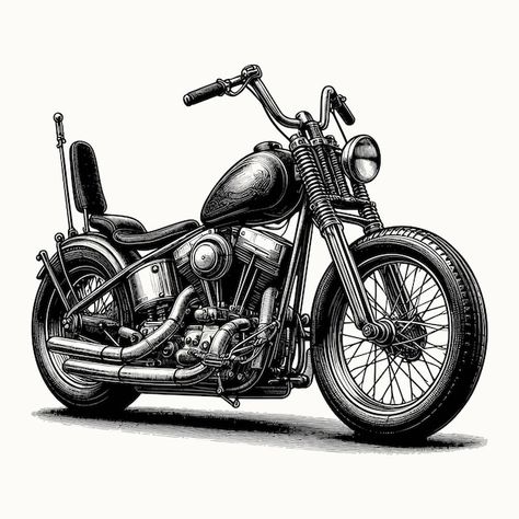 Bike Png, Vintage Chopper, Moto Harley Davidson, Chopper Bike, Biker Art, Chopper Motorcycle, Shirts Ideas, Motorcycle Tshirts, Chopper