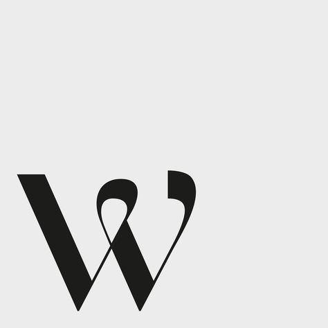 letter w. working on a font. #typography W In Different Fonts, W Font Letter, W Typography Logo, W Font Design, W Tattoo Letter, W Logo Design Ideas, W Letter Design, N Typography, Letter W Design