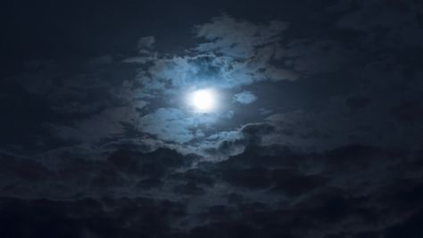 A mysterious night sky with clouds and a full moon. Nighttime timelapse. Clouds cover and reveal the moon Timelapse Clouds, Night Sky With Clouds, Clouds At Night, Above Clouds, Night Clouds, Sky With Clouds, Ap Art, Sky And Clouds, Art Portfolio