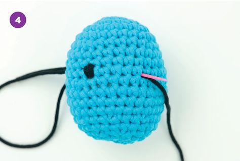 How To Attach Felt Eyes To Amigurumi, Small Crochet Eyes Free Pattern, Yarn Eyes Amigurumi, Eyes For Crochet Toys, How To Make Eyes For Amigurumi, Amigurumi Sewn Eyes, How To Stitch Eyes On Amigurumi, Sew Eyes On Amigurumi, Embroider Eyes Amigurumi