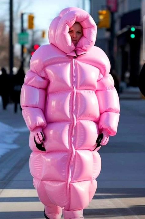 Big Puffy Jacket Outfit, Big Puffer Jacket, Puffy Jacket Outfit, Polar Jacket, Puffy Winter Jacket, Ugly Fashion, Image Meme, Women's Puffer Coats, Down Suit