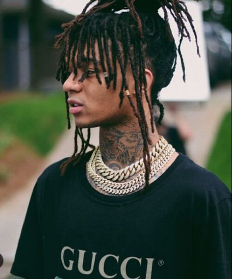 Teenage Guy Haircuts, Short Dread Styles, Swae Lee, Dreadlocks Men, Dread Hairstyles For Men, Short Dreads, Rae Sremmurd, Dreadlock Hairstyles For Men, Dreadlock Styles