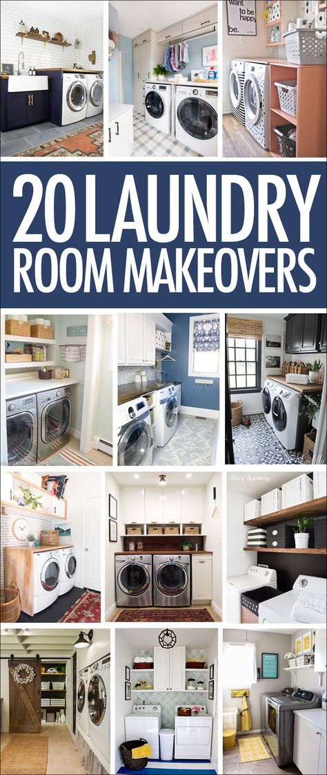 Laundry Room Makeover Ideas, Laundry Room Makeovers, Diy Laundry Room, Room Makeover Ideas, Laundry Room Colors, Laundry Makeover, Laundry Room Ideas Small Space, Small Laundry Room Makeover, Laundry Room Wallpaper