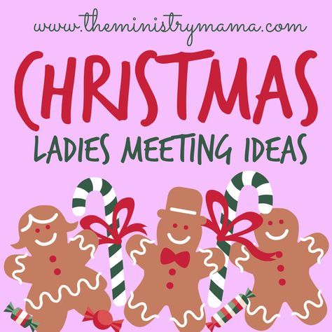 I have compiled a list of Christmas Ladies Meeting Ideas for you to be able to quickly and easily have a resource. You can make your Christmas Ladies Meeting fun and full of meaning surrounding Chr… Ladies Meeting Ideas, Ladies Christmas Party, Church Christmas Party, Games For Ladies, Christmas Luncheon, Christmas Party Activities, Christmas Devotional, Christmas Tea Party, Meeting Ideas