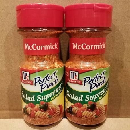 Salad Supreme Seasoning | Food.com Mccormick Salad Supreme, Diy Salad Supreme Seasoning, Homemade Salad Supreme Seasoning, Salad Supreme Seasoning Recipe, Linguini Salad, Salad Seasoning Recipe, Salad Supreme Seasoning, Ww Salads, Salad Supreme