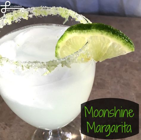 Moonshine Recipes: Lime Smith Creek Moonshine Margarita - Flint & Co Cranberry Moonshine, Moonshine Cocktails, Moonshine Recipe, Tequila Margarita, Moonshine Recipes, Lime Margarita, Classic Margarita, Cocktail Ingredients, Citrus Fragrance