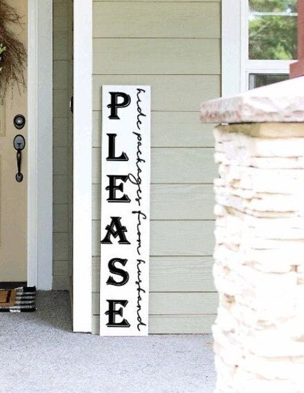 Funny Porch Leaners, Funny Front Porch Signs, Porch Leaner Sign Diy, Funny Porch Signs, Wood Signs Funny, Tall Welcome Sign, Funny Welcome Signs, Wooden Rounds, Porch Leaners