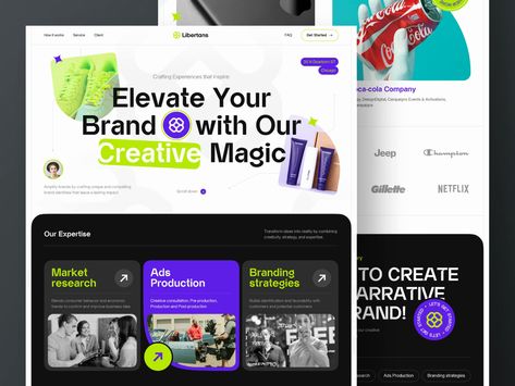 Desain Ux, Creative Agency Website, Marketing Agency Website, Unique Website Design, Agency Website Design, Desain Ui, Ui Design Website, Business Website Design, Portfolio Website Design