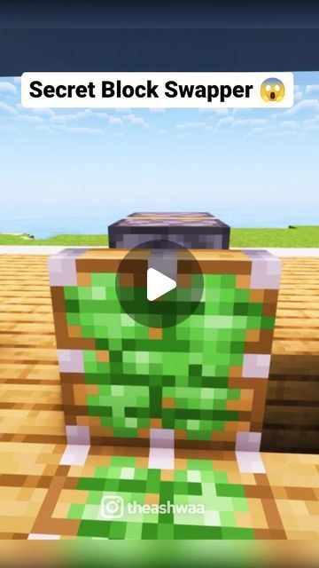 Ashwaa on Instagram: "Easiest Secret Block Swapper in Minecraft 😱🤯⚒️

❤️ Follow For More Builds 😻
💛 Watch Full Tutorial on Youtube!! 🏠⚒️
💙 Join Discord For Build Download Link 📢

🩵 Links are in the Bio :-

.
.
.
.
#minecraft #minecraftbuilds #minecraftbuilding #minecrafttutorial" Minecraft Secrets, Minecraft Blocks, Minecraft Crafts, Minecraft Tutorial, Minecraft Building, Follow For More, Minecraft, Building, On Instagram