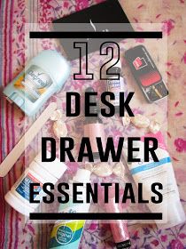 The View Is Beautiful: Office Emergency Kit – 12 Desk Drawer Essentials Office Emergency Kit, Office Essentials Women, Desk Essentials Office, Office Kit, Desk Redo, Work Cubicle, Work Office Decor, Girl Guide, Desk Inspiration