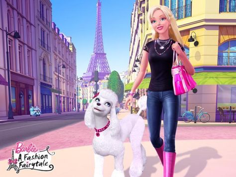 Paris Movie, Fashion In Paris, Fashion Fairytale, Princess Charm School, Barbie Cartoon, Barbie Images, Moda Paris, Barbie Life, Disney Princess Pictures