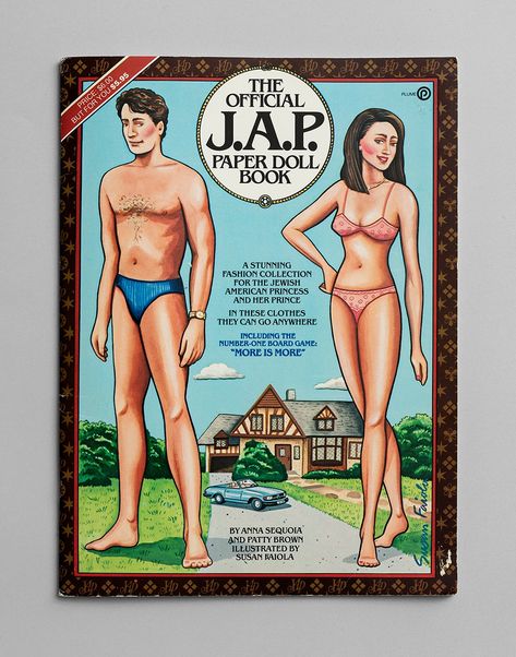 Jewish Humor | ANU - Museum of the Jewish People Jewish American Princess, Paper Doll Book, Jewish Humor, American Princess, Paper Dolls Book, Jewish People, Book People, Facial Muscles, New Museum