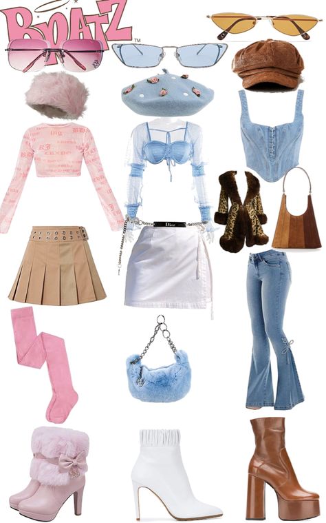 Bratz Outfit, 2000s Outfit, Bratz Inspired Outfits, 2000s Outfits, 2000s Fashion Outfits, Y2k Outfits, Outfit Maker, Outfit Shoplook, Costume Outfits