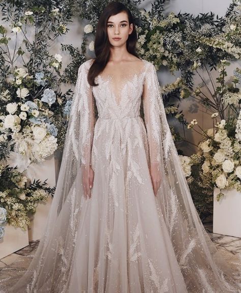 Ethereal Gown, Paolo Sebastian, Fantasy Dresses, A Wedding Dress, Evening Wedding, A-line Wedding Dress, Wedding Dresses Simple, Dream Wedding Dresses, Wedding Attire