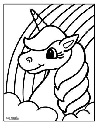 Unicorn Coloring Pages - 50 Printable Sheets - Easy Peasy and Fun Unicorn Free Coloring Pages, Unicorn Coloring Pictures, Coloring Unicorn Free Printable, Drawing Sheets For Colouring, Unicorn Free Printable Coloring Pages, Unicorn Outline Printable, Coloring For Girls For Kids, Unicone Art Drawing For Kids, Printable Unicorn Coloring Pages