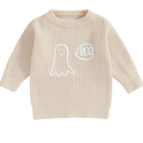 Baby/Toddler Embroidered Halloween Boo Sweater Gender Neutral Super Soft & Cozy Halloween Sweater, Embroidered With A Cute Ghost Saying ‘Boo’. The Sweater Is Cream Colored With White Embroidery. From A Smoke Free & Pet Free Home Ships Same Or Next Day **New To Poshmark, Join Now And Receive $10 With Code Mizgina. Happy Poshing!! Tags: Rylee & Cru Jamie Kay Quincy Mae Kate Quinn Zara Gap H&M Janie & Jack Embroidered Halloween, Toddler Baby Boy, Cozy Halloween, Quincy Mae, Jamie Kay, Kate Quinn, Embroidery Sweater, Old Sweater, Red Embroidery