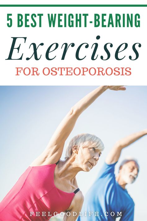 5 Best Weight-Bearing Exercises for Osteoporosis: Improve Bone Strength Osteoporosis Exercises, Bone Strengthening, Weight Bearing Exercises, Burning Workout, Bone Strength, Thigh Fat, Bone Density, Senior Fitness, Fat Burning Workout