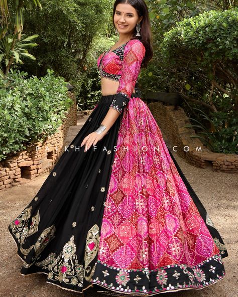 ✨ Indulge in the epitome of Navratri luxury with this extraordinary Designer Chaniya Choli! ✨ This masterpiece showcases a breathtaking fusion of bandhani, vintage, and gamthi work, with dazzling mirror work, embroidery, and kutchi artistry. The meticulously crafted patchwork adds a unique touch, while the matching blouse and dupatta complete this showstopping ensemble. Celebrate Navratri in style with this exquisite creation from Palkhi Fashion. ❤️ Learn More: palkhi.us/link #PalkhiFashion... Unique Choli Designs, Chaniya Choli For Wedding, Designer Chaniya Choli, Gamthi Work, Choli For Wedding, Mirror Work Embroidery, Palkhi Fashion, Choli Designs, Designer Outfits