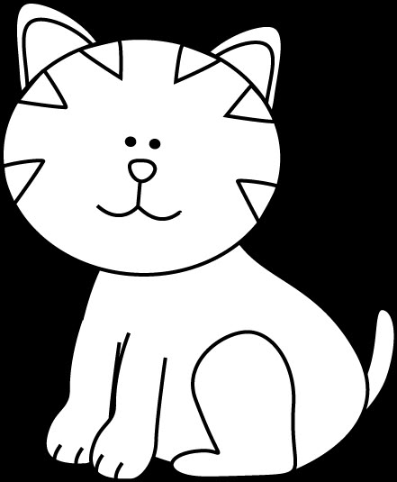 B&W Cat Free / Downloadable Kitten Crafts For Preschoolers, Cat Clip Art Black And White, Bird Clipart Black And White, Cat Clipart Black And White, Kitten Halloween Costumes, Black And White Kitten, Cat Clip Art, Black And White Clip Art, Clip Art Black And White