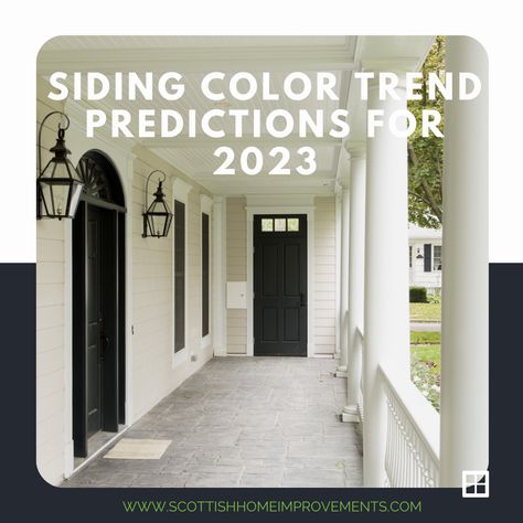 Find out what siding colors are trending for 2023! Trending Siding Colors, Trending For 2023, Siding Colors, Paint Can, But Why, Paint Cans, Color Trends, Siding, Paint