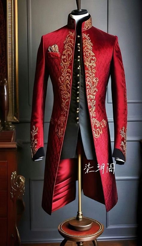 Royal Outfit, Tailored Fashion, Gentleman Outfit, Classy Suits, Indian Men Fashion, Dress Suits For Men, Concept Clothing, Men Stylish Dress, Royal Outfits