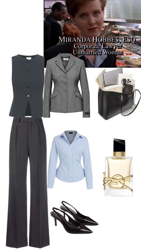 Miranda Hobbes outfitinspo <3 #outfitinspo #outfits #fashioninspo #styleideas #lawyerfashion #lawyeraestheitc #satc #mirandahobbes Miranda Hobbes, Lawyer Fashion, Lawyer Outfit, Future Outfit, Casual Work Outfit, Stylish Work Outfits, Work Casual, Work Outfit, Stylish Outfits