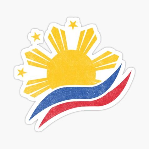 Pnp Logo Philippines, Araling Panlipunan Design Logo, Filipino Flag Drawing, Filipino Design For Portfolio, Filipino Portfolio Design, Filipino Border Design, Filipino Stickers Printable, Philippine Symbols, Phillipines Flag Aesthetic