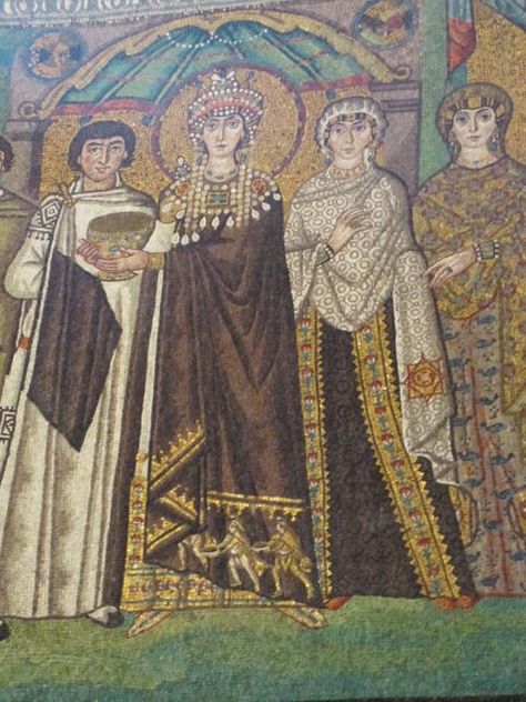 San Vitale Ravenna, Empress Theodora, Stage Floor, Byzantine Mosaics, Byzantine Fashion, San Vitale, Ravenna Mosaics, Ravenna Italy, The Byzantine Empire