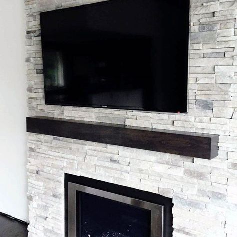 Top 60 Best Stacked Stone Fireplace Ideas - Interior Designs Stacked Stone Fireplace Ideas, Stone Fireplace Living Room, Stone Fireplace Ideas, Faux Stone Fireplaces, Stacked Stone Fireplace, Stone Veneer Fireplace, Stone Fireplace Designs, Stone Fireplace Wall, Stacked Stone Walls