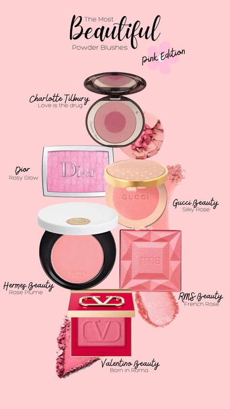 #pinkblush #roseblush #blusher #cosmetics #makeup #makeuplover #makeupideas #makeupaddict #blush Applying Blush, More Amor Por Favor, Best Blush, Makeup Illustration, Korean Eye Makeup, How To Apply Blush, Makeup Class, Makeup For Beginners, Lashes Makeup