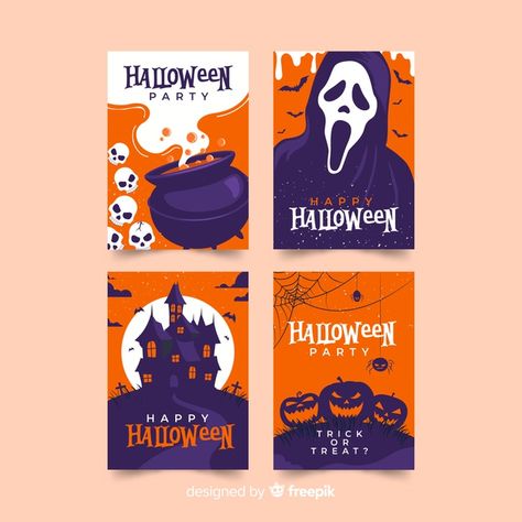 Halloween Web Design, Flat Design Poster, Marcos Halloween, Halloween Party Poster, Halloween Web, Ghost Decor, Halloween Social, Print Design Template, Feliz Halloween