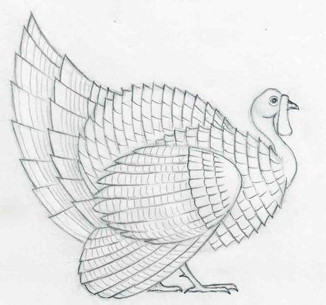 Turkey Sketch Easy, Turkey Bird Drawing, Turkey Sketch, Sketches Realistic, Detailed Sketches, Thanksgiving Drawings, Turkey Cartoon, Turkey Drawing, Turkey Painting