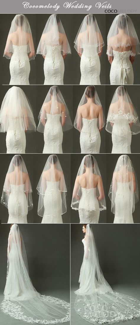 Veils Bridal Over Face Short, Vail For Bride, Big Veil Wedding, Bridal Veil Lengths, Waltz Length Wedding Veil, Vail For Wedding Dress, Unique Bridal Veils And Headpieces, How To Make Veil Bridal, Wedding Dresses And Veils