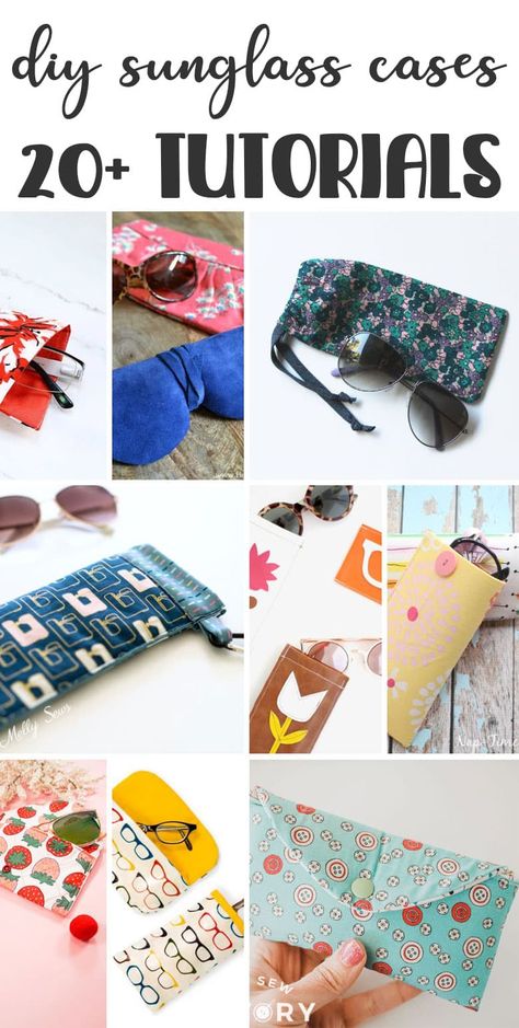 Sunglass Case Pattern, Sew Eyeglass Cases, Fridge Handles, Eyeglass Cases Tutorial, Diy Sunglasses Holder, Eyeglass Cases Pattern, Diy Hammock Chair, Fridge Handle Covers, Fabric Eyeglass Cases