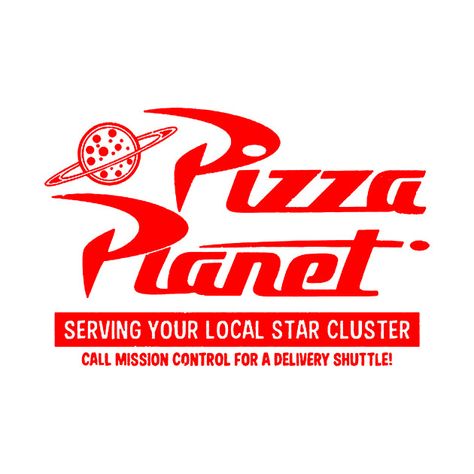 Pizza Planet Svg, Pizza Planet Printable, Pizza Planet Sign, Pizza Planeta, Planet Logo, Planet Signs, Toy Story Theme, Pizza Planet, Toy Story Cakes