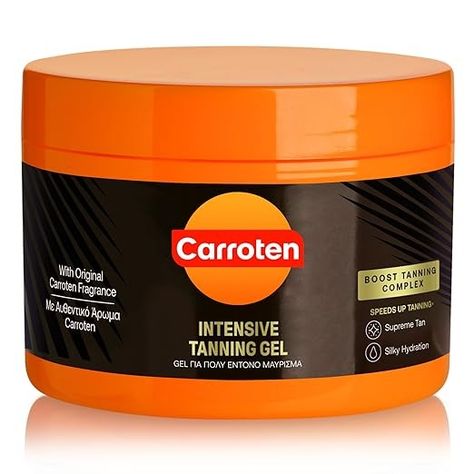 Amazon.com : Carroten Intensive Tanning Gel SPF0 150 ml / 5 oz : Beauty & Personal Care Sunbed Tanning, Tanning Gel, Tan Accelerator, Natural Tanning, After Sun Care, Xmas Wishlist, Tanning Oil, Protector Solar, Outdoor Summer