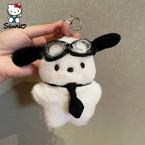 Sanrio Keychain, Car Mirror Decorations, Kawaii Dog, Christmas Gift Sale, Self Defense Keychain, Car Charms Mirror, Cartoon Bag, Keychain Design, Cute Keychain